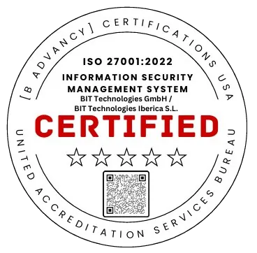 ISO 27001:2022 Certified